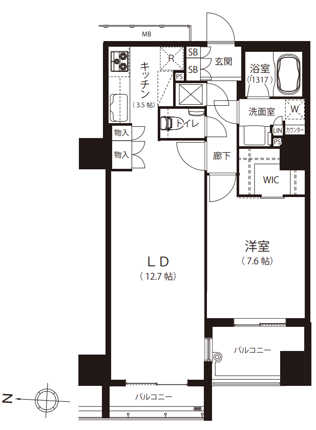 レグノグランデ一番町タワー - 間取り図 レグノグランデ一番町タワー